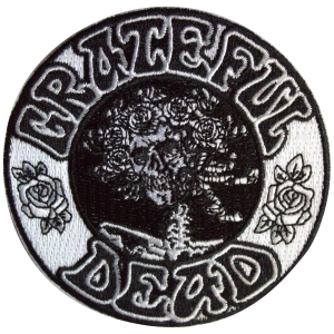 Grateful Dead - B&W Bertha Circle Woven Patch in the group MERCHANDISE / Patch / Pop-Rock at Bengans Skivbutik AB (5587238)