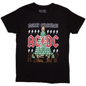 Ac/Dc - Merry Christmas Uni Bl T-Shirt in the group MERCHANDISE / T-shirt / Heavy Metal at Bengans Skivbutik AB (5587244r)
