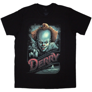 It - Pennywise Derry Uni Bl T-Shirt in the group MERCHANDISE / T-shirt / Soundtrack at Bengans Skivbutik AB (5587278r)