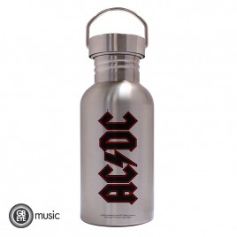 Ac/Dc - Canteen Steel Bottle - Logo in the group MERCHANDISE / Merch / Hårdrock at Bengans Skivbutik AB (5589199)
