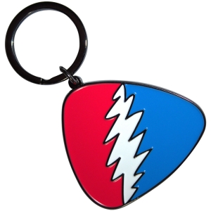 Grateful Dead - Red/Blue Plectrum Keychain in the group MERCHANDISE / Keyring / Pop-Rock at Bengans Skivbutik AB (5589224)