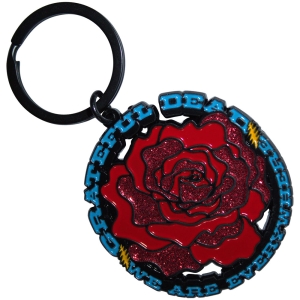 Grateful Dead - Everywhere Rose Keychain in the group MERCHANDISE / Keyring / Pop-Rock at Bengans Skivbutik AB (5589229)