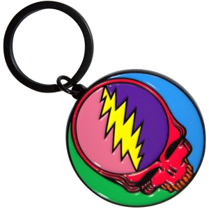 Grateful Dead - Multicoloured Steal Your Face Keychain in the group MERCHANDISE / Keyring / Pop-Rock at Bengans Skivbutik AB (5589231)