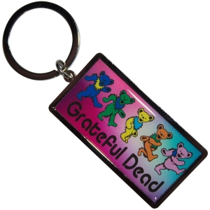 Grateful Dead - Dancing Bears Keychain in the group MERCHANDISE / Keyring / Pop-Rock at Bengans Skivbutik AB (5589233)