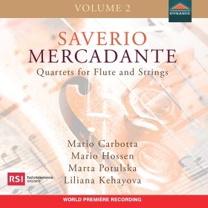 Saverio Mercadante - Quartets For Flute & Strings, Vol. in the group CD / New releases at Bengans Skivbutik AB (5589806)