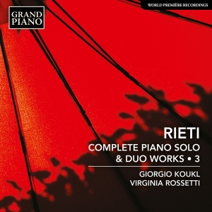 Vittorio Rieti - Complete Piano Solo & Duo Works, Vo in the group CD / New releases at Bengans Skivbutik AB (5589857)