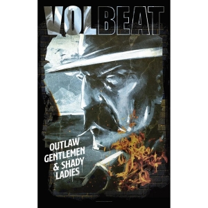 Volbeat - Outlaw Gentlemen Textile Poster in the group MERCHANDISE / Merch / Hårdrock at Bengans Skivbutik AB (5590313)