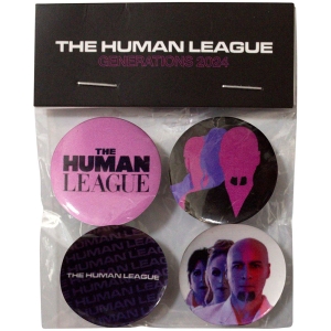 Human League - Generations Tour 24 Pin Badge Set in the group MERCHANDISE / Pin-Button Badge / Pop-Rock at Bengans Skivbutik AB (5592254)
