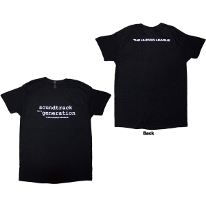 Human League - Soundtrack To A Generation Uni Bl T-Shirt in the group MERCHANDISE / T-shirt / Pop-Rock at Bengans Skivbutik AB (5592325r)