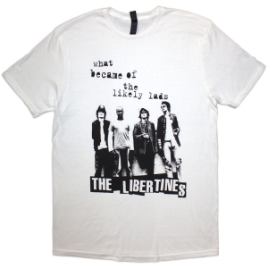 The Libertines - What Became Of The Likely Lads Uni Wht T-Shirt in the group MERCHANDISE / T-shirt / Pop-Rock at Bengans Skivbutik AB (5592331r)