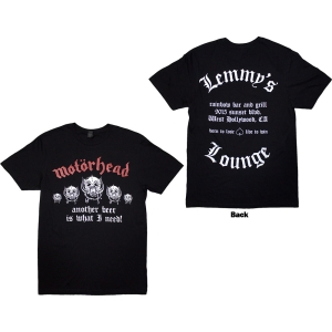 Motorhead - Lemmy's Lounge Uni Bl T-Shirt in the group MERCHANDISE / T-shirt / Heavy Metal at Bengans Skivbutik AB (5593185r)