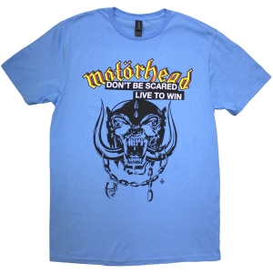 Motorhead - Live To Win Uni Blue T-Shirt in the group MERCHANDISE / T-shirt / Heavy Metal at Bengans Skivbutik AB (5593193r)