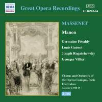 Massenet Jules - Manon in the group OUR PICKS / Christmas gift tip CD at Bengans Skivbutik AB (567410)