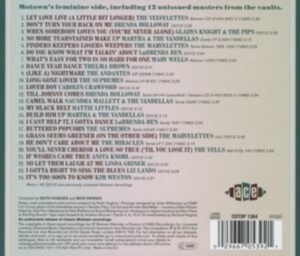 Various Artists - Finders Keepers - Motown Girls 1961 in the group CD / Pop-Rock,RnB-Soul at Bengans Skivbutik AB (571414)