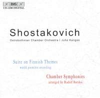 Shostakovich Dmitry - Suite Finnish Theme in the group OUR PICKS / Christmas gift tip CD at Bengans Skivbutik AB (580079)