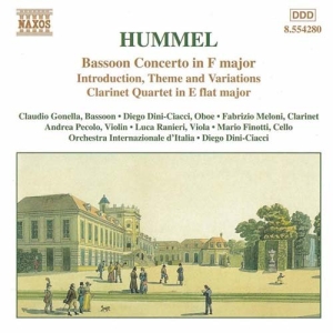 Hummel Johann Nepomuk - Bassoon Concerto in the group OUR PICKS / Christmas gift tip CD at Bengans Skivbutik AB (585397)