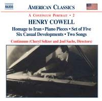 Cowell Henry - Piano Chamber & Vocal Works 2 in the group OUR PICKS / Christmas gift tip CD at Bengans Skivbutik AB (612790)