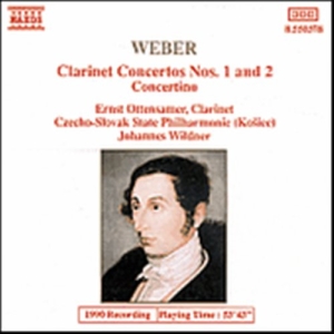 Weber Carl Maria Von - Clarinet Concertos 1 & 2 in the group OUR PICKS / Christmas gift tip CD at Bengans Skivbutik AB (638041)