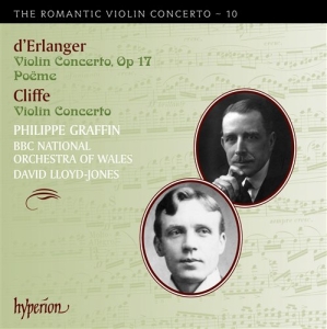 Cliffe / Erlanger - The Romantic Violin Concerto Vol 10 in the group Externt_Lager /  at Bengans Skivbutik AB (640196)