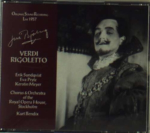 Björling Jussi - Verdi-Rigoletto/Bendix 1957 in the group Externt_Lager / at Bengans Skivbutik AB (640256)