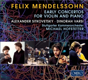 Mendelssohn Felix - Violin Concerto In D Minor in the group Externt_Lager / at Bengans Skivbutik AB (677513)