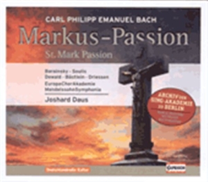 Bach Carl Philipp Emanuel - St. Mark Passion, H. 799 in the group OUR PICKS / Christmas gift tip CD at Bengans Skivbutik AB (698619)