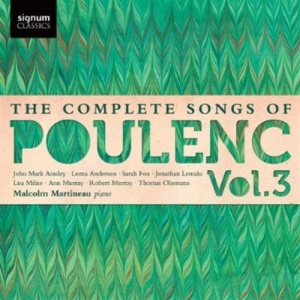 Poulenc Francis - The Complete Songs Vol 3 in the group OUR PICKS / Christmas gift tip CD at Bengans Skivbutik AB (699171)