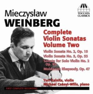 Weinberg - Violin Sonatas Vol 2 in the group Externt_Lager / at Bengans Skivbutik AB (934549)
