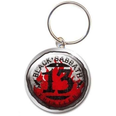 Black Sabbath - Standard Keychain: 13 Flame Circle