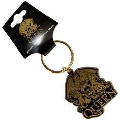 Queen - Gold Crest Keychain