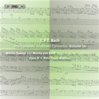 Cpe Bach - Keyboard Concertos Vol 16