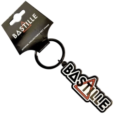 Bastille - Orange Triangle Keychain