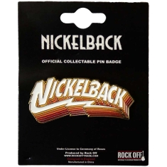 Nickelback - Gradient Shadows Logo Pin Badge