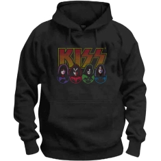 Kiss - Logo, Faces & Icons Uni Bl Hoodie