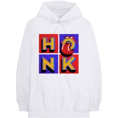 Rolling Stones - Honk Album Uni Wht Hoodie 