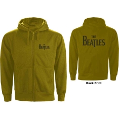 The Beatles - Drop T Logo B-Print Green Zip Hoodie