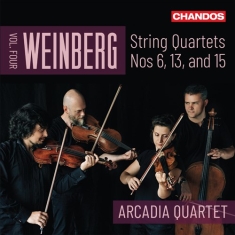 Arcadia Quartet - Weinberg: String Quartets, Vol. 4