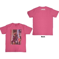 Gorillaz - The Static Channel Uni Pink T-Shirt