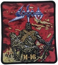 Sodom - Patch M-16 Black Border (12,4 X  11