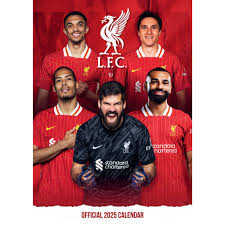 Liverpool Fc - 2025 A3 Calendar 