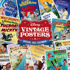 Disney Vintage Posters - 2025 Square Calendar