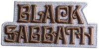 Black Sabbath - Patch Text Logo Red (4,5 X 9,4 Cm)