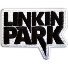 Linkin Park - Black Logo Wht Woven Patch