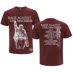 Rage Against The Machine - Bola Album Cover Maroon T-Shirt