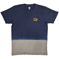 Beatles - Oval Logo Navy Dip-Dye T-Shirt