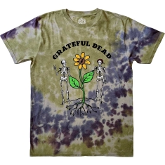 Grateful Dead - Keep It Green Grey Dip-Dye T-Shirt