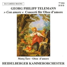 Telemann G P - Concertos For Oboe D'amore