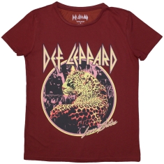 Def Leppard - Love Bites Lady Red T-Shirt