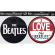 The Beatles - Drop T Logo & I Love... Slipmat Pair The Beatles - Drop T Logo & I Love... Slipmat Pair