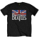 The Beatles - Drop T Logo & Vintage Flag Uni Bl The Beatles - Drop T Logo & Vintage Flag Uni Bl